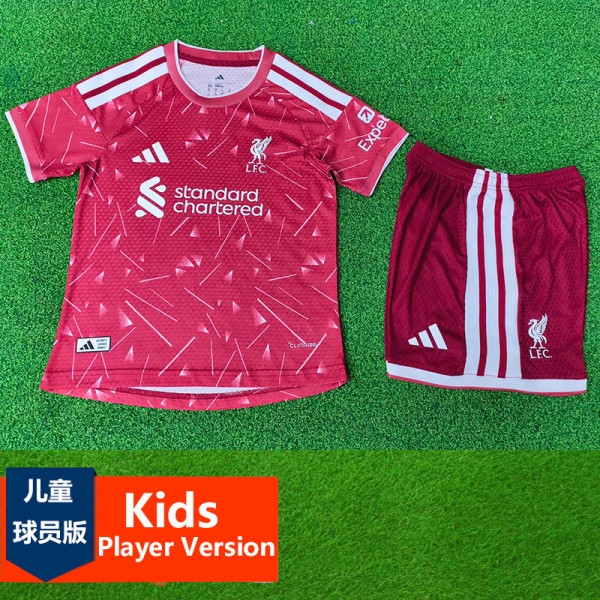 2026-27 LIV Home Kids Player Version Soccer Jersey (球员童装)