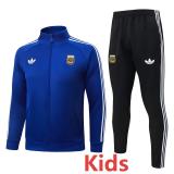 2026-27 Argentina Fancy blue Kids Jacket Tracksuit #E26051(童装)