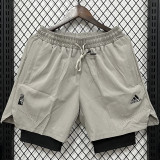 D631 AD Gray Casual Short Pants