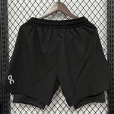 D632 ON Black Casual Short Pants