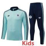 2026-27 Germany Light green Kids Half Pull Tracksuit #E26060(童装)(半拉链)
