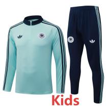 2026-27 Germany Light green Kids Half Pull Tracksuit #E26060(童装)(半拉链)