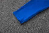 2026-27 France Fancy blue Kids Half Pull Tracksuit #E26058(童装)(半拉链)