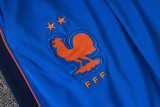 2026-27 France Fancy blue Half Pull Tracksuit #B26042(半拉链)