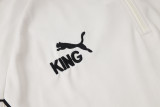2026-27 Man City Beige Kids Half Pull Tracksuit #E26054(童装)(半拉链)