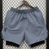 D632 ON Light blue Casual Short Pants