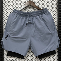 D632 ON Light blue Casual Short Pants