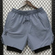 D632 ON Light blue Casual Short Pants