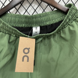 D632 ON Green Casual Short Pants