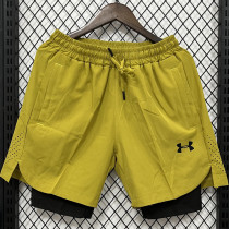 D630 UA Yellow Casual Short Pants