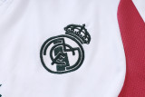 2026-27 RMA White Kids Half Pull Tracksuit #E26066(童装)(半拉链)
