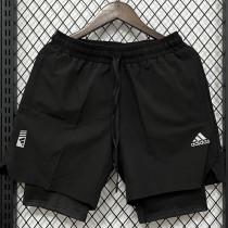D631 AD Black Casual Short Pants