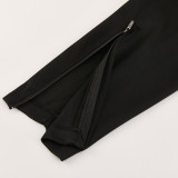 2026 NK Black Training Long Pants #02(黑色白边)