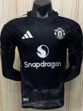 2026-27 Man Utd Black Goalkeeper Player Version Soccer Jersey