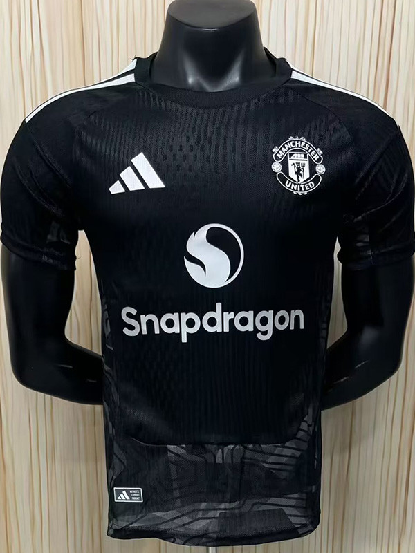 2026-27 Man Utd Black Goalkeeper Player Version Soccer Jersey
