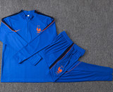 2026-27 France Fancy blue Half Pull Tracksuit #B26042(半拉链)