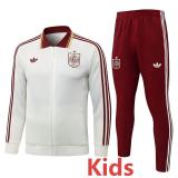 2026-27 Spain Brown Khaki Kids Jacket Tracksuit #E26056(童装)