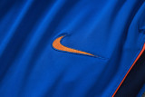 2026-27 France Fancy blue Half Pull Tracksuit #B26042(半拉链)
