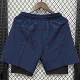 D631 AD Royal blue Casual Short Pants