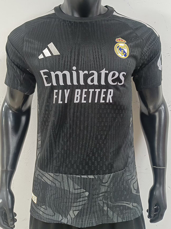 2026-27 RMA Black Goalkeeper Player Version Soccer Jersey
