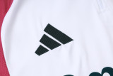 2026-27 RMA White Kids Half Pull Tracksuit #E26066(童装)(半拉链)