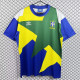 1993-1994 Brazil Blue Yellow Green Retro Training shirts