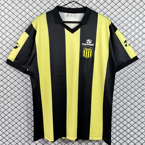 1987 Atletico Penarol Home Retro Soccer Jersey