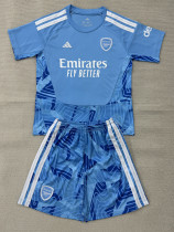 2026-27 ARS Lake blue Goalkeeper Kids Soccer Jersey