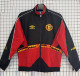 1996-1997 Man Utd Black Red Retro Windbreaker