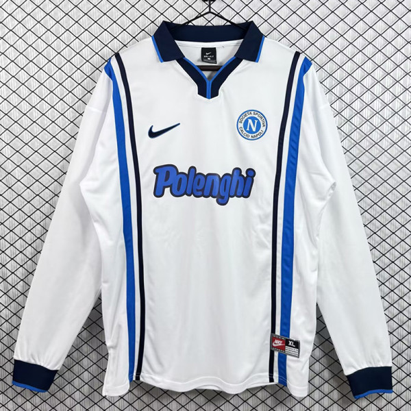 1997-1998 Napoli Away Long Sleeve Retro Soccer Jersey (长袖)