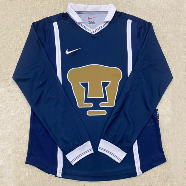1999-2000 Pumas UNAM Away Long Sleeve Retro Soccer Jersey (长袖)