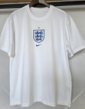 2026-27 England White High Quality Casual T-Shirt