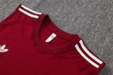 2026-27 Spain Brown Red Tank top and shorts suit #D26044