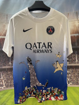 2026-27 PSG White Blue Joint Edition Training shirts