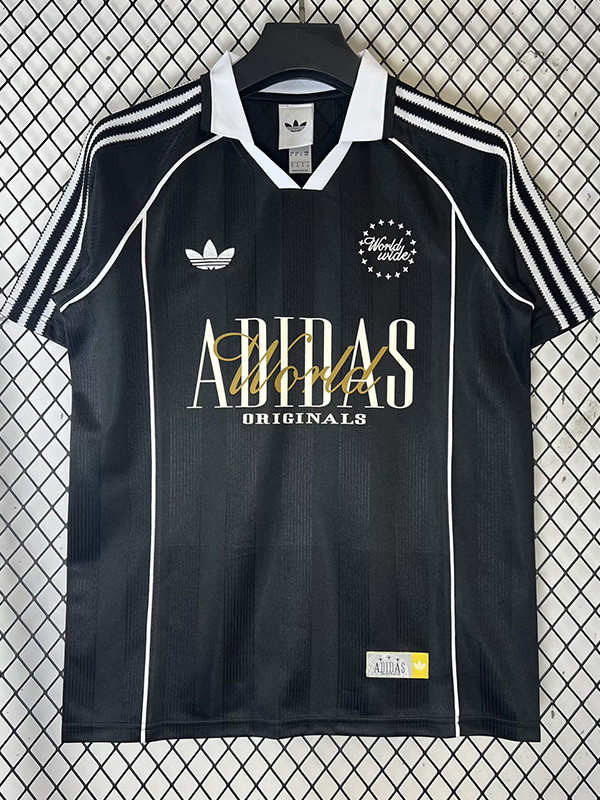 2026-27 Ad Originals Black Polo Short Sleeve 黑