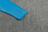 2026-27 Brazil Lake blue Half Pull Tracksuit (半拉链)