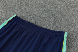 2026-27 Brazil Lake blue Half Pull Tracksuit (半拉链)
