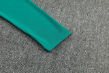 2026-27 Portugal Green Half Pull Tracksuit (半拉链)