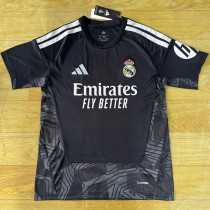 2026-27 RMA Black Goalkeeper Fans Soccer Jersey