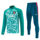 2026-27 Portugal Green Half Pull Tracksuit (半拉链)