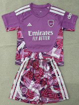 2026-27 ARS Pink Purple Goalkeeper Kids Soccer Jersey