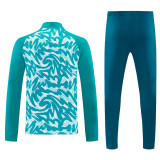 2026-27 Portugal Green Half Pull Tracksuit (半拉链)
