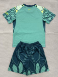 2026-27 Man City Green Goalkeeper Kids Soccer Jersey
