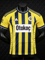 2026-27 Fenerbahce Home Player Version Soccer Jersey (全广告)