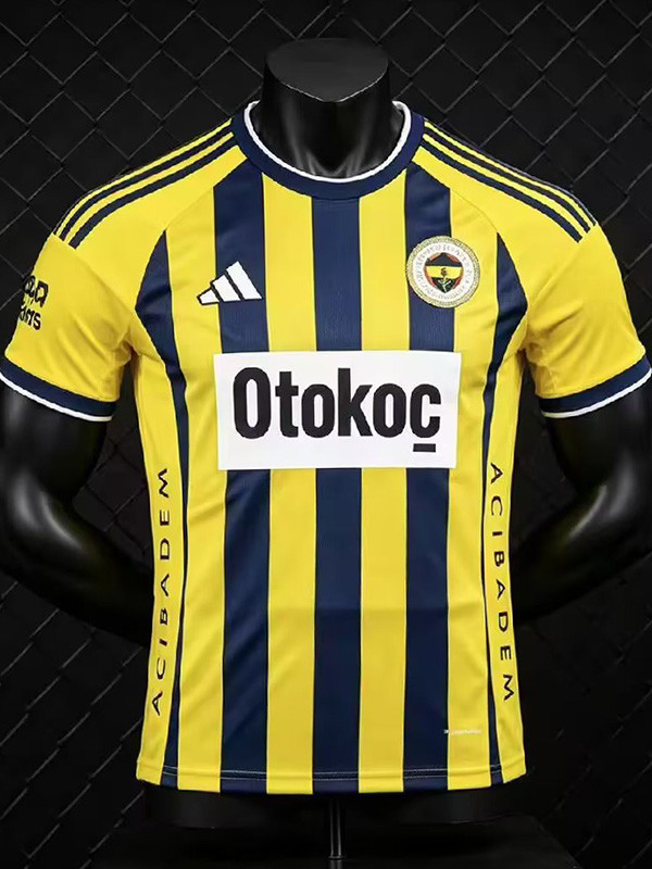 2026-27 Fenerbahce Home Player Version Soccer Jersey (全广告)
