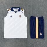 2026-27 RMA White Tank top and shorts suit