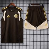 2026-27 Flamengo Brown Tank top and shorts suit