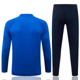 2026-27 INT Fancy blue Half Pull Tracksuit #B26067(半拉链)