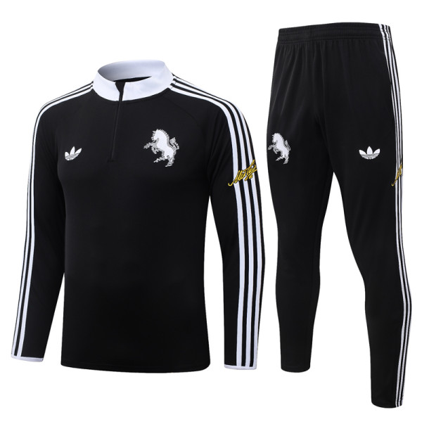 2026-27 JUV Black Half Pull Tracksuit #B26064(半拉链)