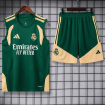 2026-27 RMA Green Tank top and shorts suit